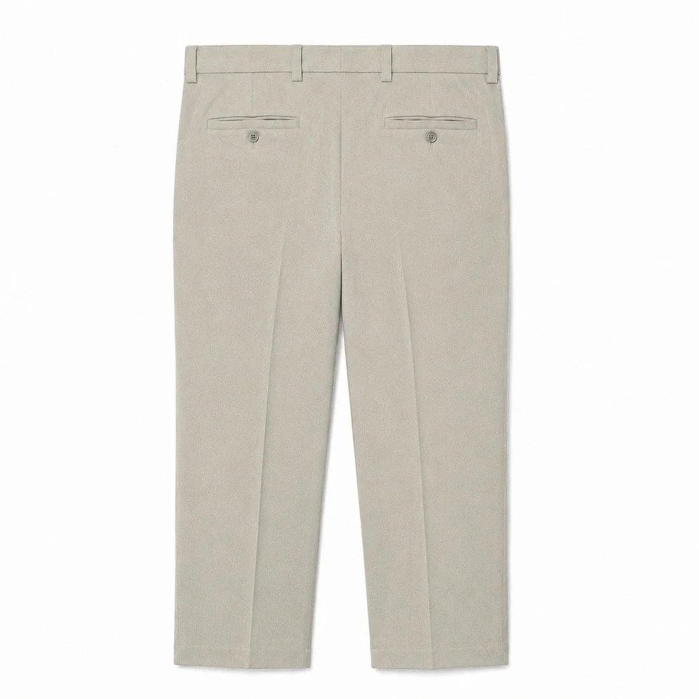 Tommy Bahama Mens 38 Silk Pleated Dress Pants Beige Tan Luxury Trousers